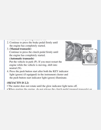 mazda atenza 2012 - 2013 owners quick guide